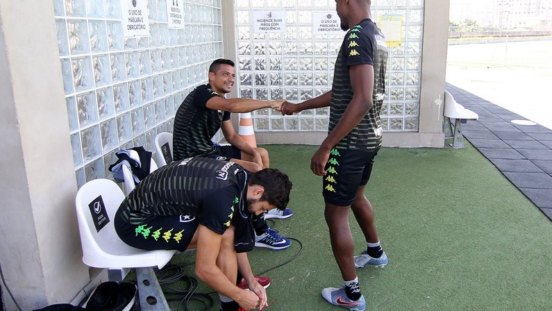 Cícero e Kalou - Botafogo