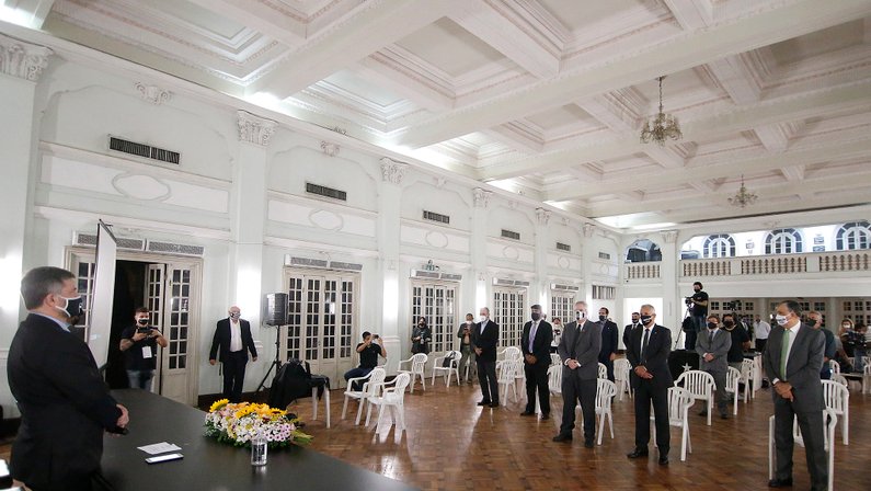 Sessão do Conselho Deliberativo em General Severiano - Posse do presidente do Botafogo Durcesio Mello
