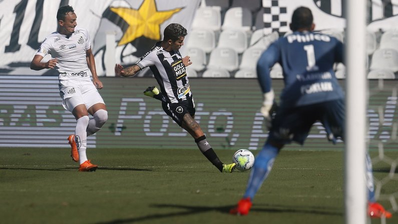 Bruno Nazário - Santos x Botafogo - Campeonato Brasileiro 2020