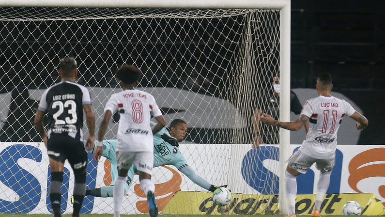 Pela primeira vez no Brasileirão 2020, Botafogo não sofre gol após abrir o placar