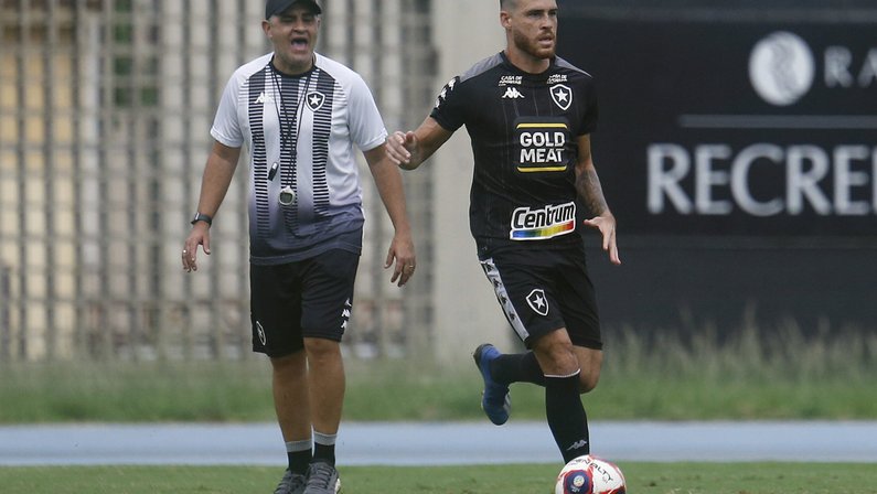 Marcelo Chamusca e Pedro Castro - Botafogo