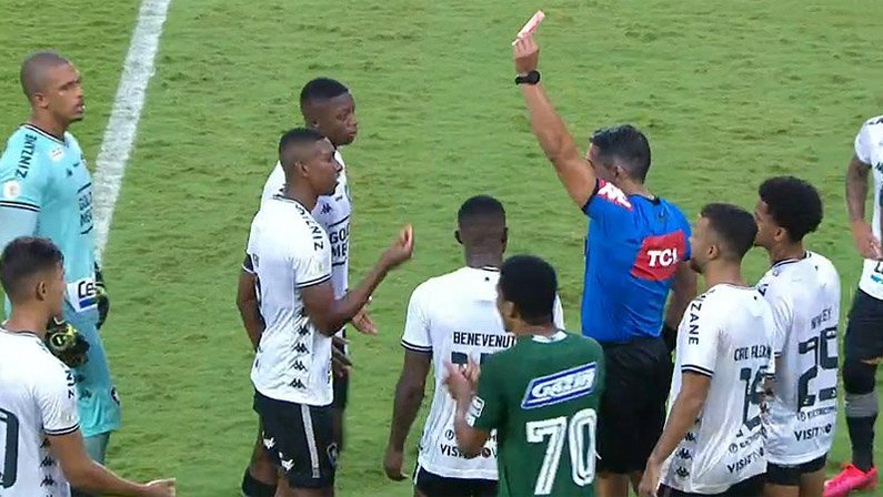 Kanu expulso em Goiás x Botafogo | Campeonato Brasileiro 2020
