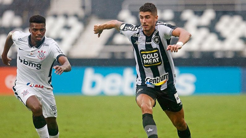 Pedro Raul em Botafogo x Corinthians | Campeonato Brasileiro 2020