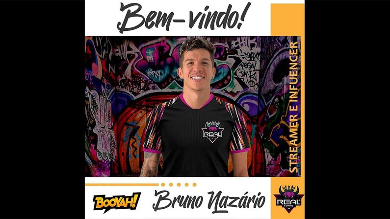 Bruno Nazário, ex-Botafogo, é anunciado como reforço em equipe de e-sports