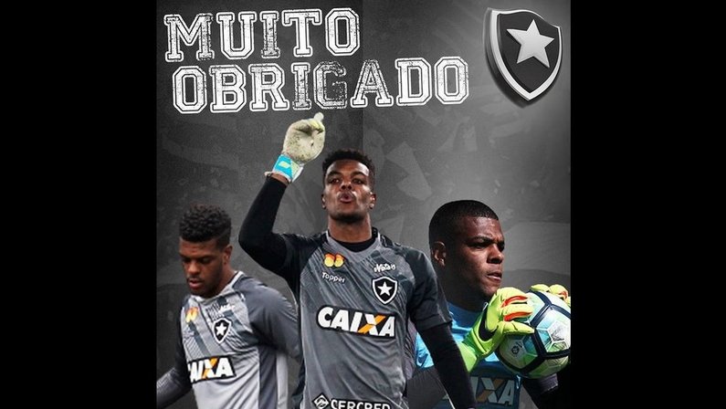 Goleiro Saulo se despede do Botafogo após oito anos