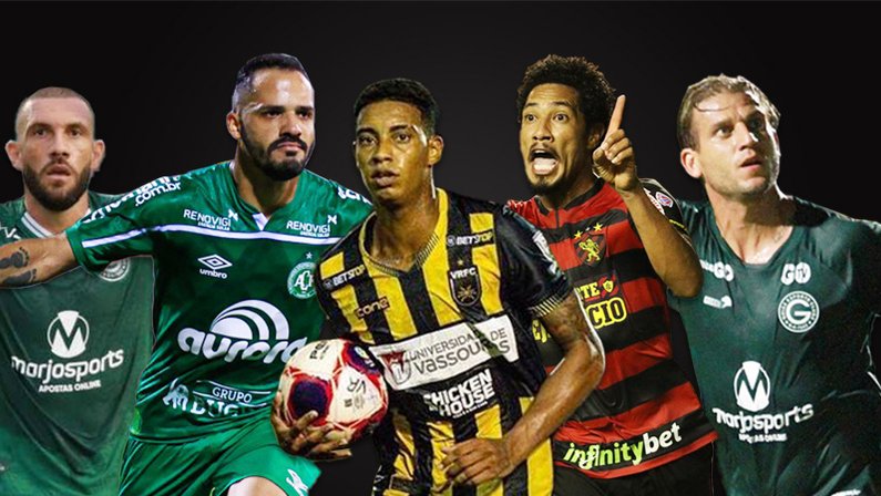 Fernandão, Anselmo Ramon, Alef Manga, Hernane Brocador e Rafael Moura estão na mira do Botafogo para 2021