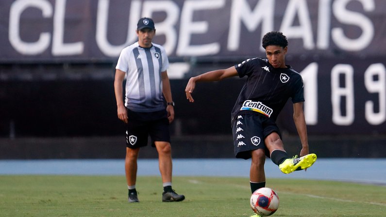 Base do Botafogo dá conta do recado e mostra personalidade entre os profissionais