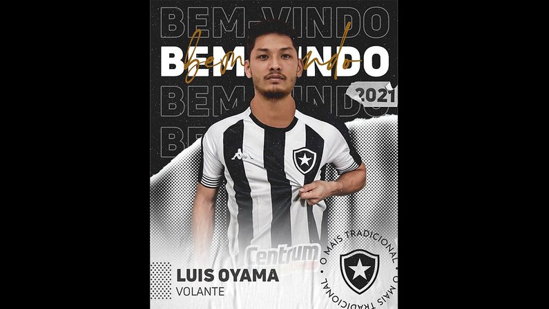 Luís Oyama, ex-Mirassol, é anunciado pelo Botafogo