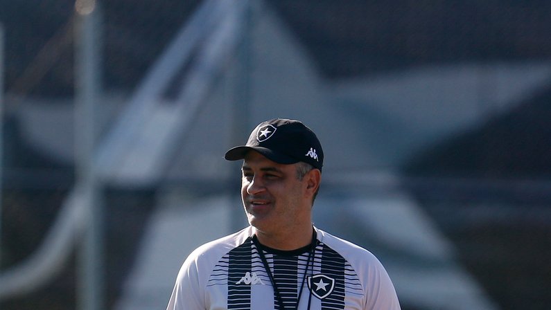 Marcelo Chamusca - Treino do Botafogo no Clube da Aeronáutica