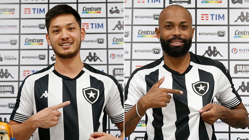 Luís Oyama e Chay, reforços do Botafogo para 2021