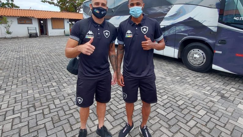 Pedro Castro e Diego Gonçalves no Botafogo