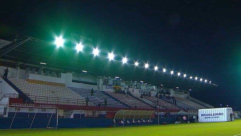 Estádio Augusto Bauer, palco de Brusque x Botafogo pela Série B
