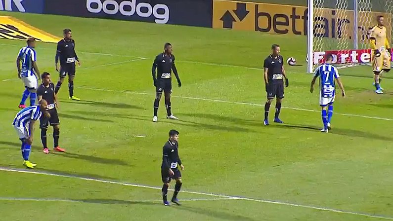 Defesa com Daniel Borges, Kanu, Gilvan e Douglas Borges em Avaí x Botafogo | Série B do Campeonato Brasileiro 2021