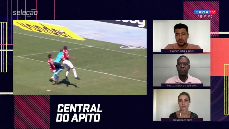 ‘Central do Apito’ cita pênalti não marcado para o Botafogo e faz análise do VAR na Série B: ‘Primeira rodada trágica’