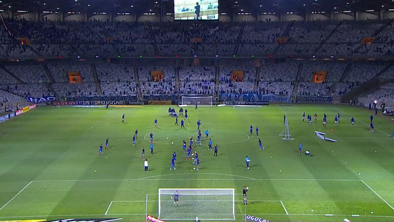 Cruzeiro x Confiança com público no Mineirão - Série b