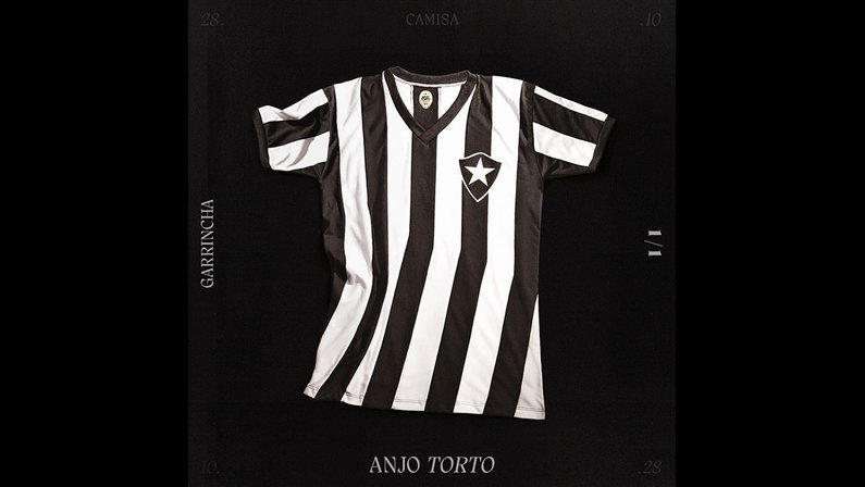 Botafogo lança camisa Anjo Torto em homenagem a Garrincha