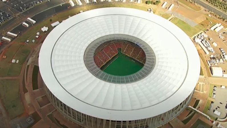Estádio Mané Garrincha, em Brasília (DF)