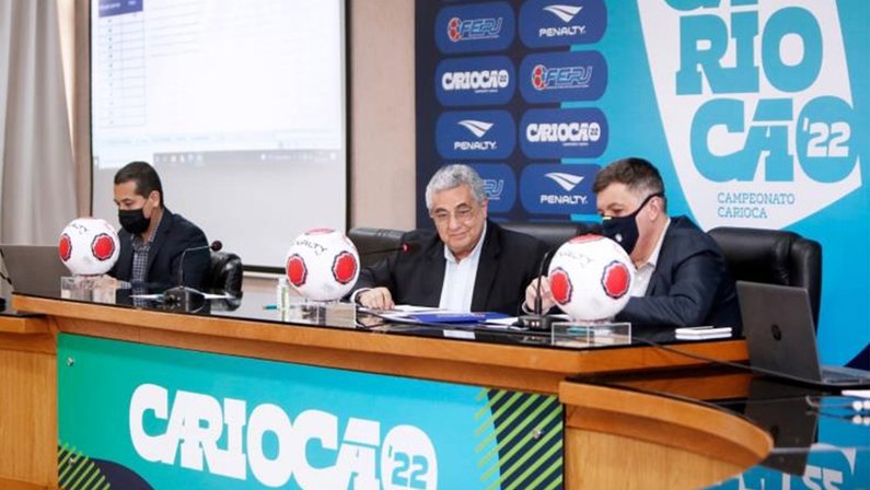 Sorteio da tabela do Campeonato Carioca 2022 - Presidente da Ferj, Rubens Lopes