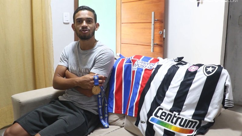 Marco Antônio: ‘Botafogo se interessou, mas ainda não tem o dinheiro que o Bahia quer. Minha vontade é ficar’