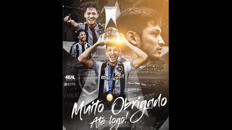 Luís Oyama publica mensagem de despedida do Botafogo: ‘Muito obrigado e até logo!’
