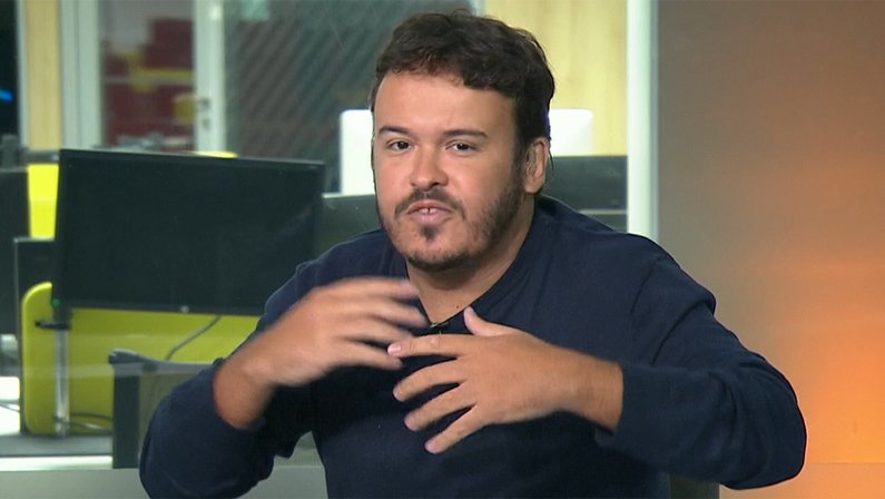 Thales Machado, no Redação SporTV