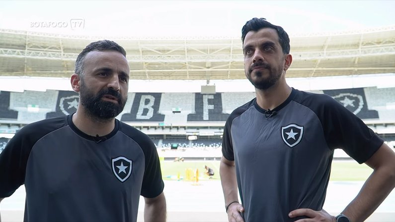 Auxiliares de Luís Castro se apresentam e recordam interação com fãs do Botafogo: ‘É a melhor torcida, a mais diferenciada’