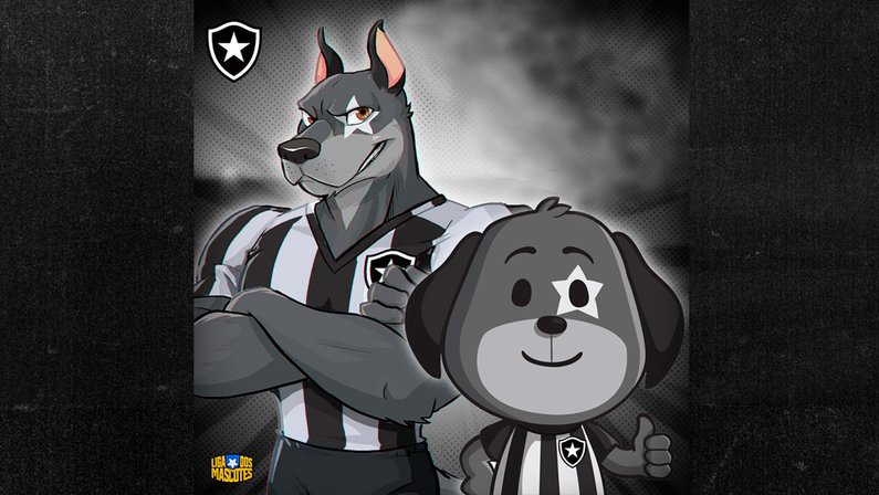 Bira e Biriba, novos mascotes do Botafogo