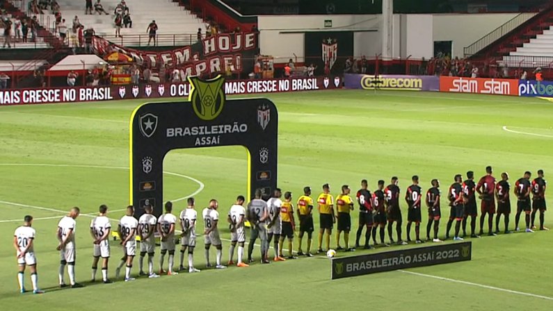 Elenco (jogadores) em Atlético-GO x Botafogo | Campeonato Brasileiro 2022