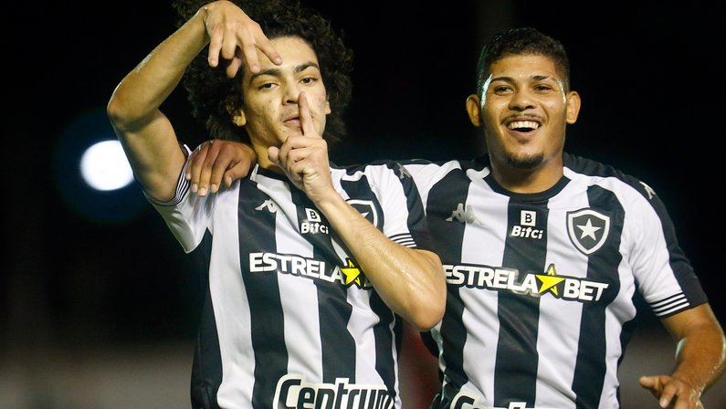 Erison celebra gols de Matheus Nascimento e comenta disputa pela titularidade no Botafogo: ‘Nos damos muito bem, somos uma família’