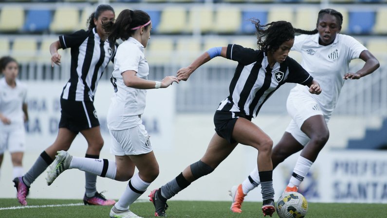 Futebol feminino: Botafogo se despede do Campeonato Brasileiro Sub-20 com empate diante do Santos