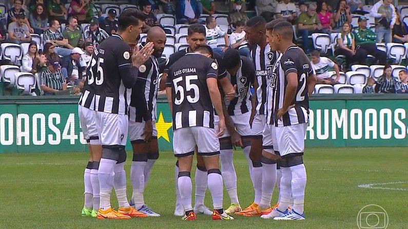 Análise: derrota para o Coritiba expõe falta de criatividade e problemas coletivos do Botafogo