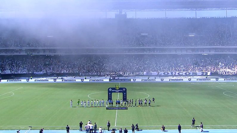 Festa da torcida no Estádio Nilton Santos para Botafogo x Juventude | Campeonato Brasileiro 2022
