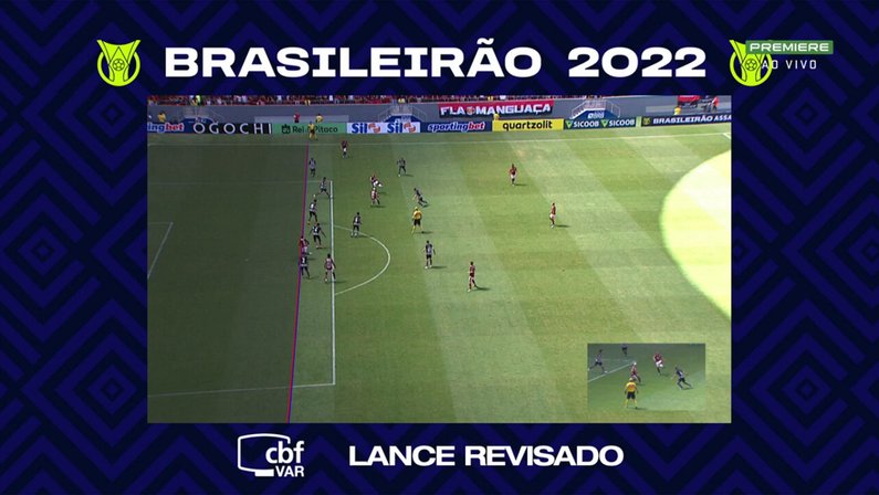 Gol anulado de Gabigol pelo VAR em Flamengo x Botafogo | Campeonato Brasileiro 2022