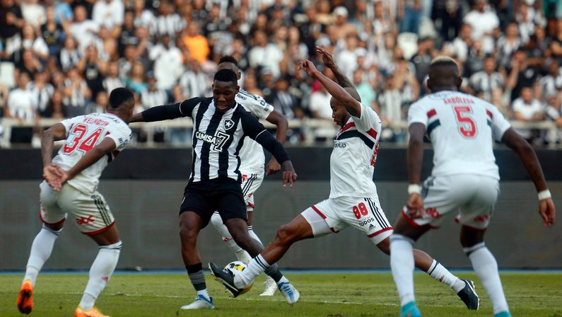 São Paulo será o rival do Botafogo na estreia no Brasileirão pela quinta vez nas últimas dez participações do Glorioso