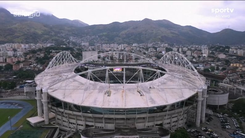Cobertura do Estádio Nilton Santos, do Botafogo