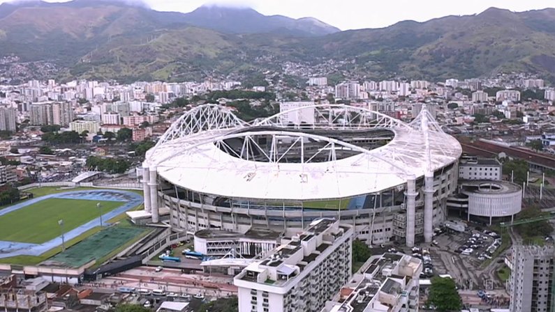 Estádio Nilton Santos (Engenhão) em Botafogo x Fluminense | Campeonato Brasileiro 2022