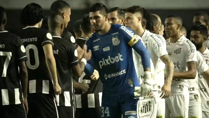 Elenco em Santos x Botafogo | Campeonato Brasileiro 2022