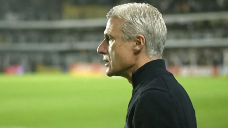 Luís Castro em Santos x Botafogo | Campeonato Brasileiro 2022