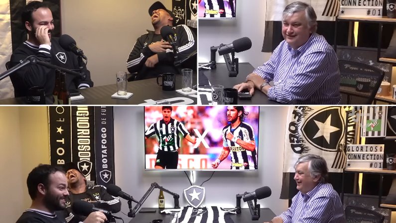 Durcesio Mello, presidente do Botafogo, na entrevista para o Glorioso Connection em agosto de 2022