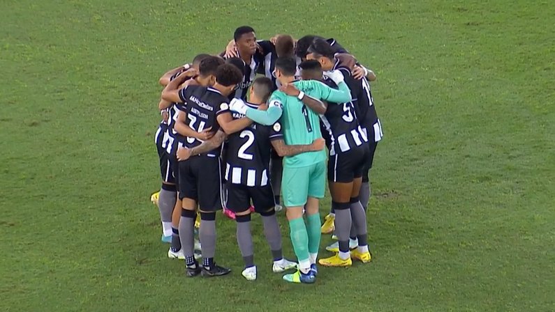 Elenco em Botafogo x Coritiba | Campeonato Brasileiro 2022