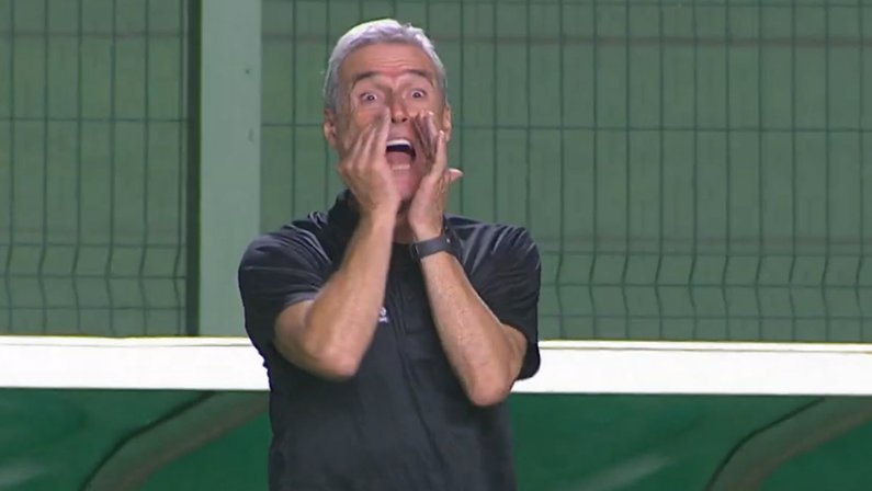 Luís Castro em Goiás x Botafogo | Campeonato Brasileiro 2022