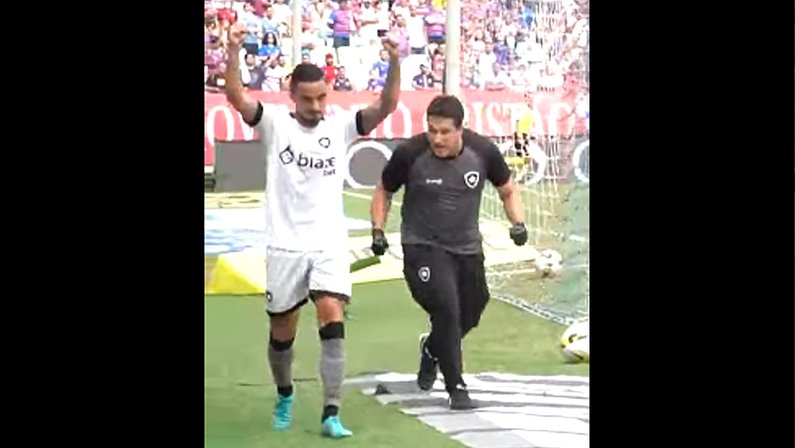 Rafael e Dr. Gustavo Dutra comemoram gol em Fortaleza 1 x 3 Botafogo | Campeonato Brasileiro 2022