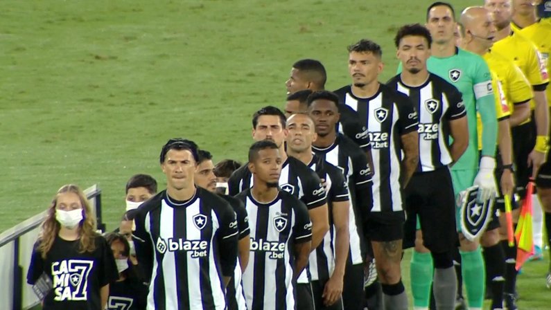 Elenco em Botafogo x Cuiabá | Campeonato Brasileiro 2022