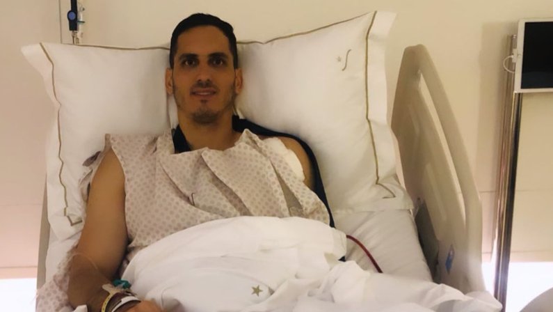 Gatito, do Botafogo, rompeu ligamentos do ombro e foi operado por mesmo médico que fez cirurgia em Jefferson
