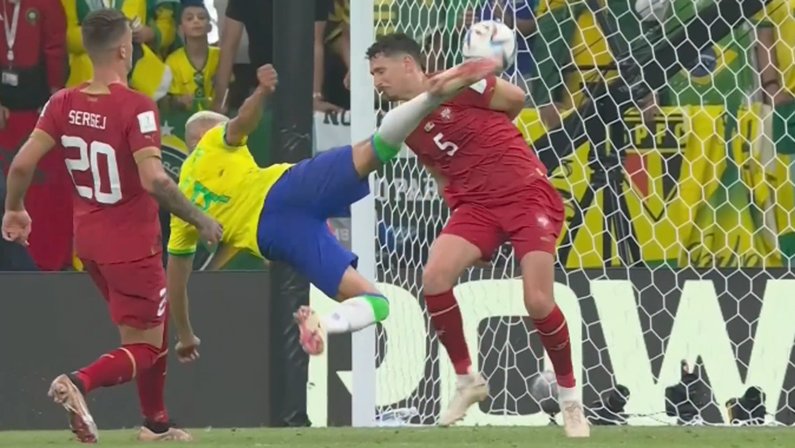 Gol de Richarlison em Brasil x Sérvia | Copa do Mundo 2022
