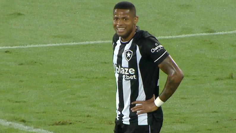 Júnior Santos em Botafogo x Cuiabá | Campeonato Brasileiro 2022