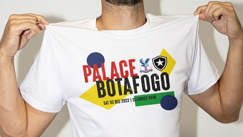 Camisa do amistoso Crystal Palace x Botafogo | Dezembro 2022