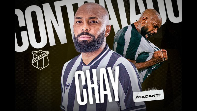 Emprestado pelo Botafogo, Chay é anunciado como novo reforço do Ceará