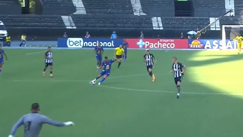 Golaço de Higor Leite em Igo Gabriel em Botafogo x Audax | Campeonato Carioca 2023