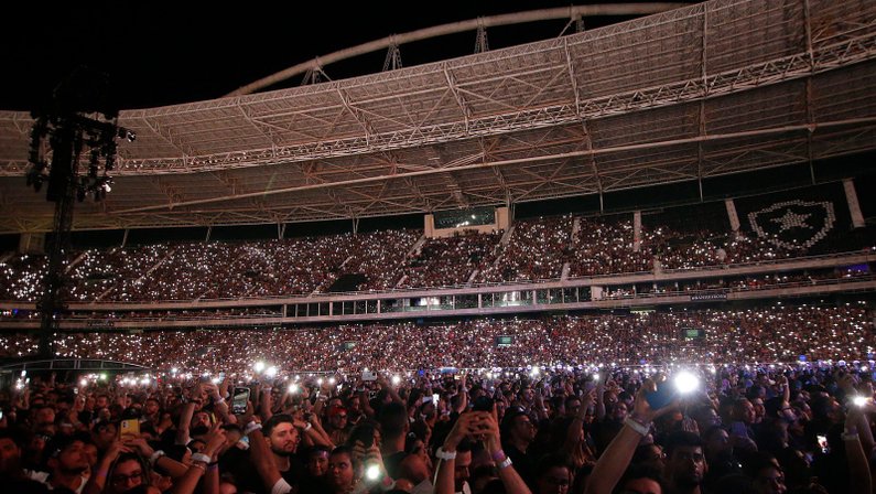 Botafogo conversa por mais ‘grandes shows’ no Nilton Santos: ‘Estádio tem enorme potencial para se tornar referência’